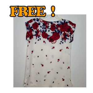 FWP Maurices sleeveless floral blouse - xs